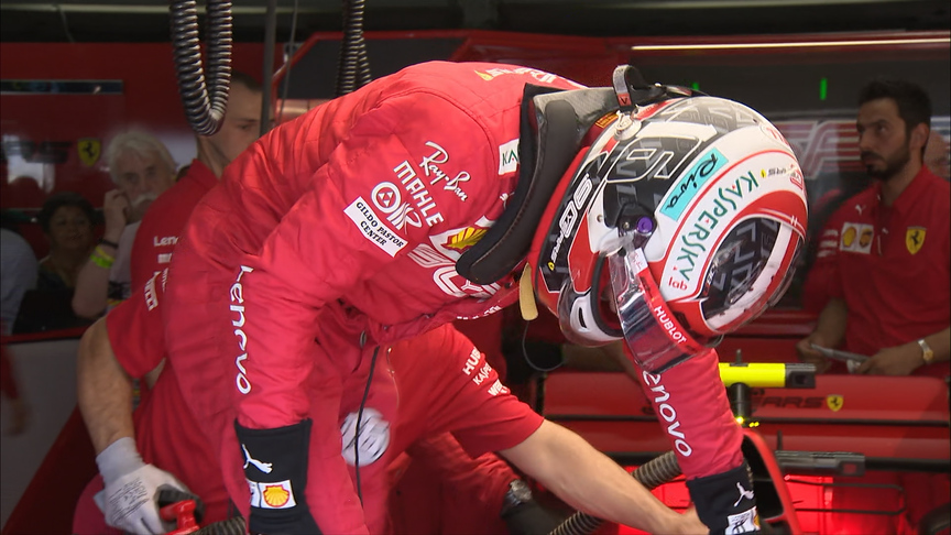 Qualifying: Double disaster for Ferrari as Leclerc forced to miss Q3