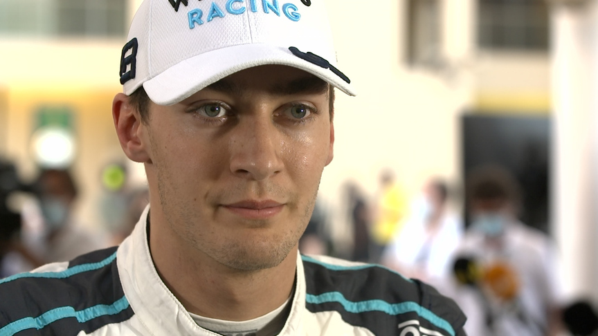 George Russell: 'Such a shame' to miss out on Q2 in Abu Dhabi