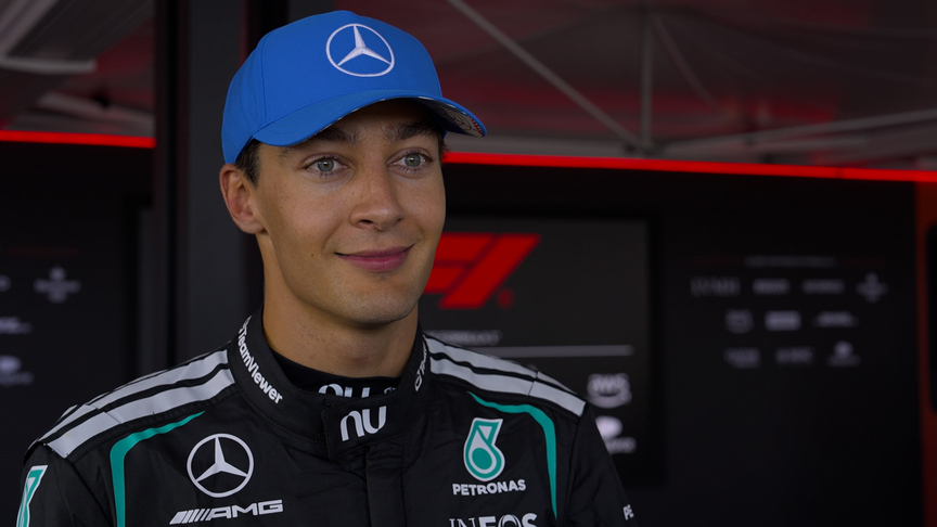 'Important just to keep on fighting' - Russell pleased with P2 but not satisfied with performance