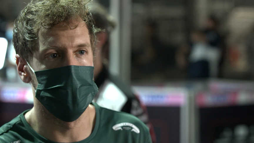 Sebastian Vettel: Race was 'going my way' until incidents with Tsunoda and Räikkönen