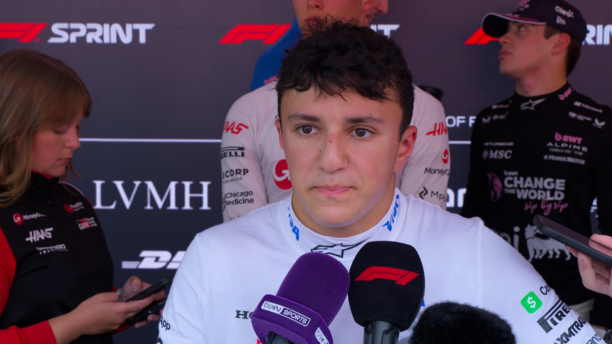 P8 Hadjar delighted with 'really good pace' in Sprint Race