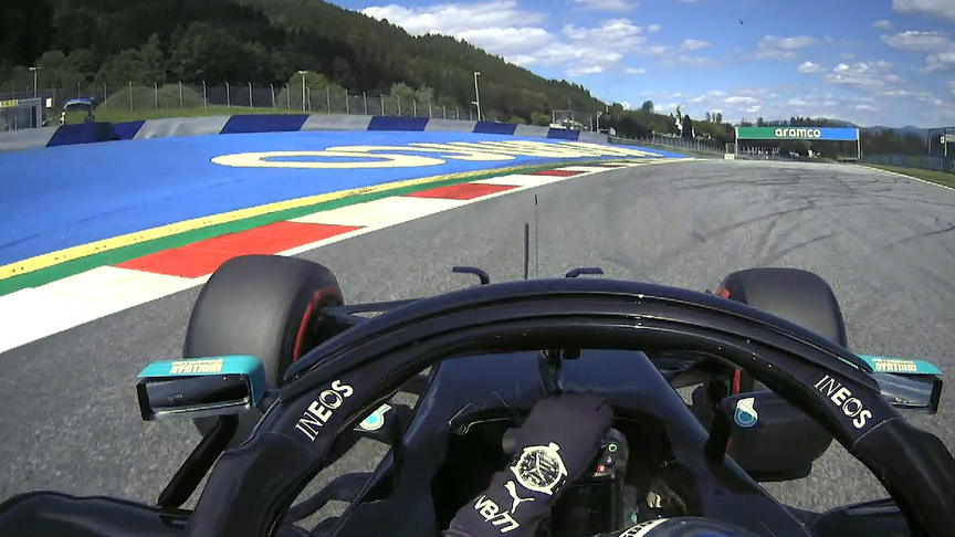 ONBOARD: Valtteri Bottas' Pirelli pole position lap in Austria