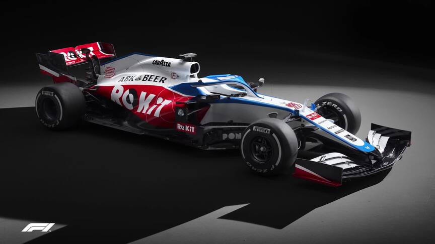 Williams' 2019 and 2020 cars compared