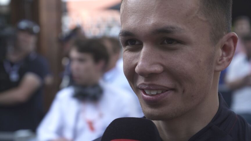 Alexander Albon: 'A good experience' in debut race