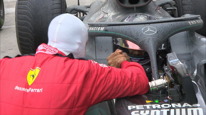 Vettel to Hamilton: 'It's very special we can witness history being made'