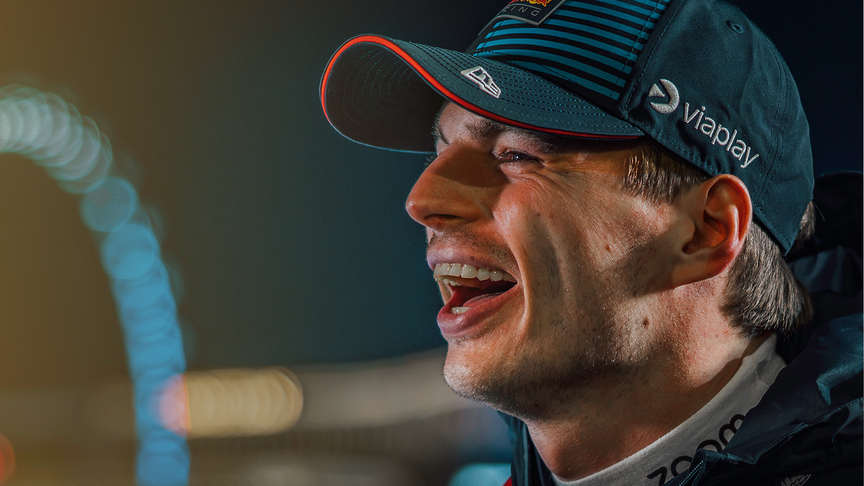 Max Verstappen's first interview as a four-time world champion
