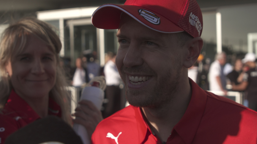 Sebastian Vettel: Tyre degradation was key today