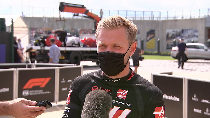 The car was 'working really well' until the crash, laments Kevin Magnussen