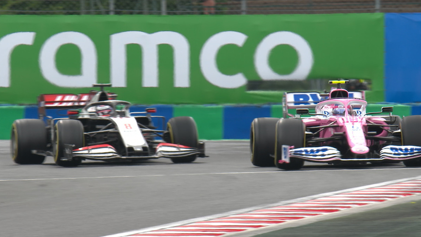 Hungarian GP: Stroll passes Grosjean for P3