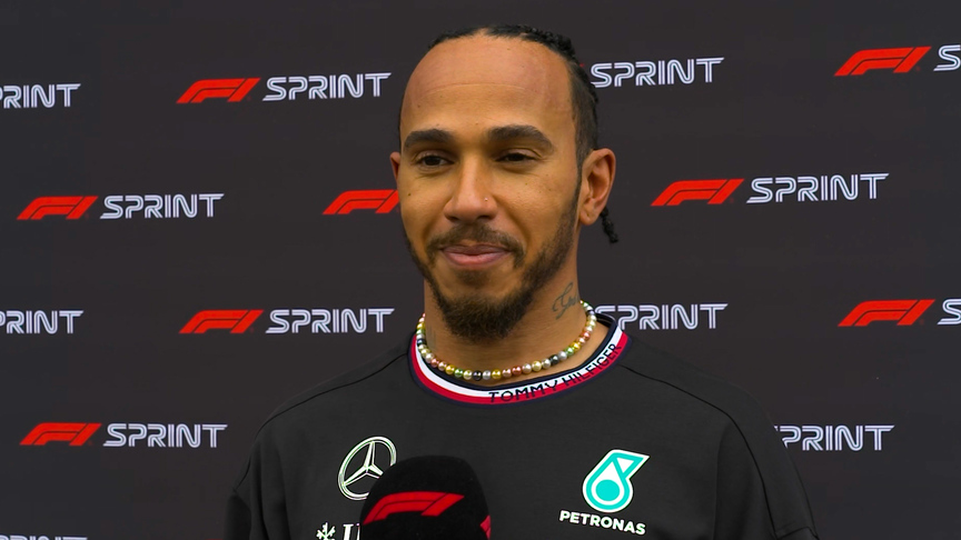 'The upgrade has clearly worked' - Hamilton happy despite missing out in Sprint Qualifying