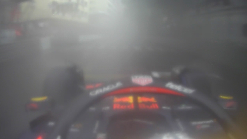 Ride onboard as racing gets under way at wet 2022 Monaco Grand Prix