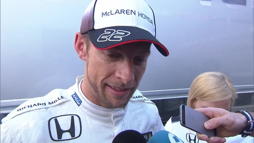 Jenson Button on McLaren's promising first day