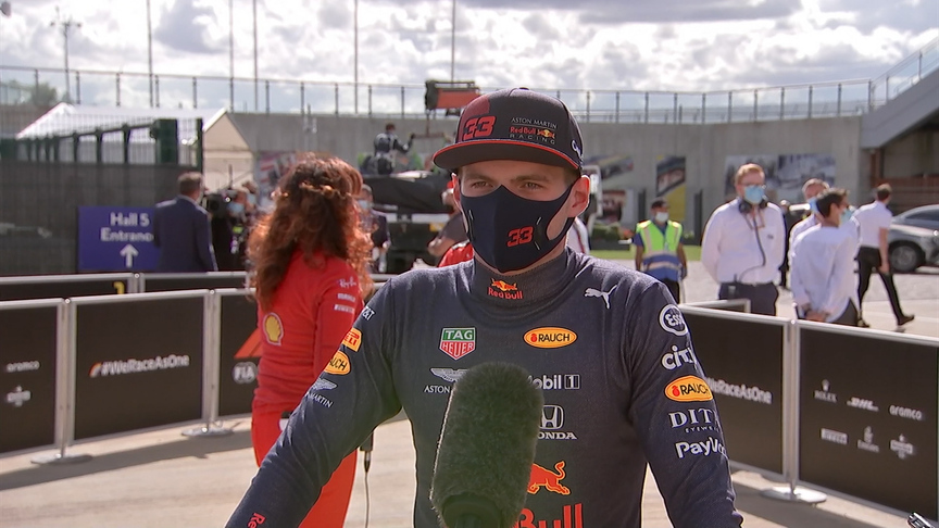 Verstappen happy with Bottas 'present' despite missing out on victory