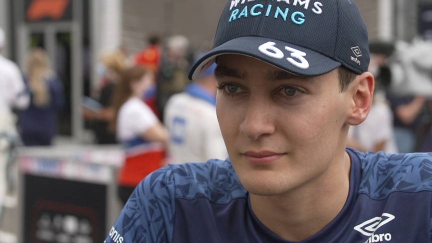 George Russell 'emotional' after scoring first points for Williams in Hungary
