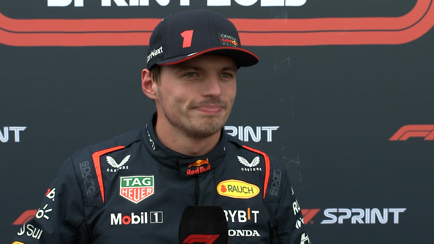 Verstappen already thinking tactics after taking Sprint Shootout pole in Austin