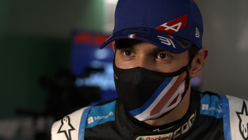 Esteban Ocon satisfied with 'great' qualifying session for Alpine