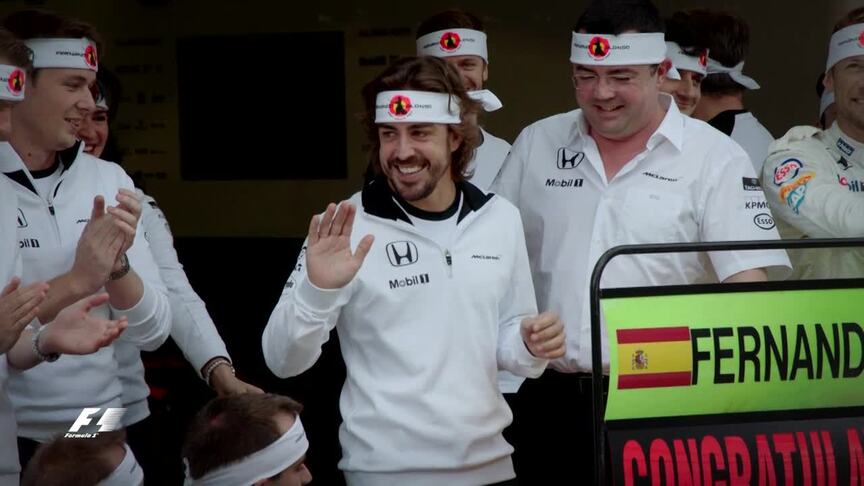 Alonso celebrates 250 Grands Prix in Sochi