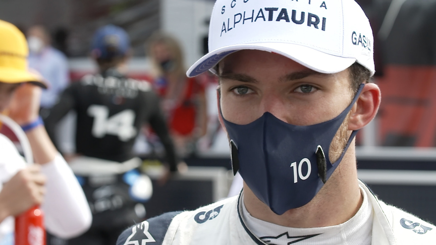 Pierre Gasly upset with 'silly' start mistake at Spanish GP