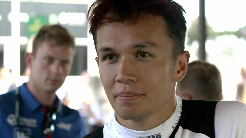 Alexander Albon 'really happy' with P12 in Azerbaijan GP