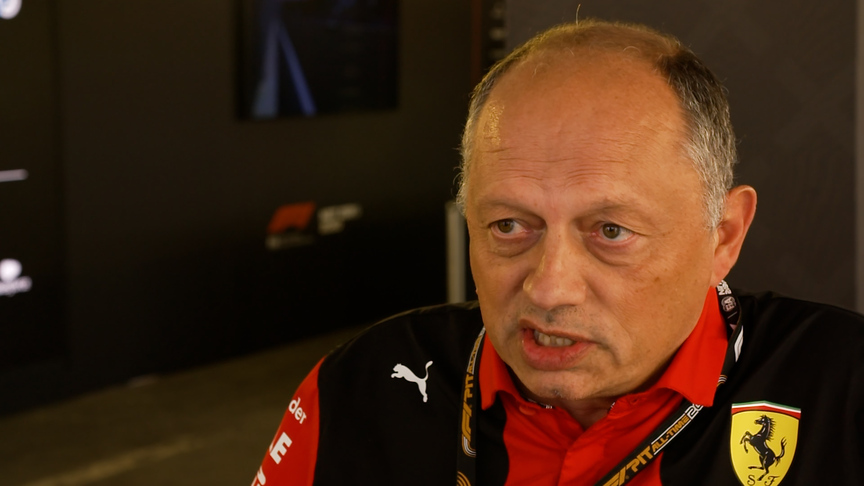 ‘He wants to be world champion with Ferrari’ – Vasseur addresses speculation on Leclerc’s future