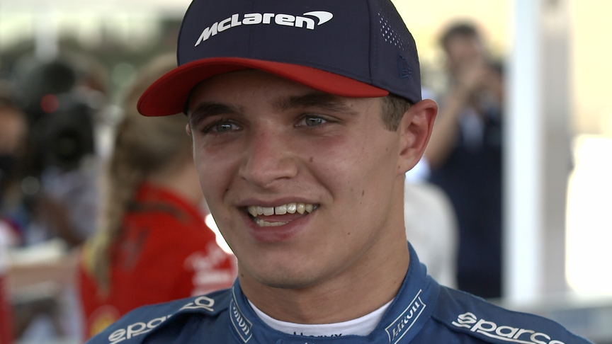 Lando Norris: 'I was so scared' on Lap 1 after close battle at start of US GP