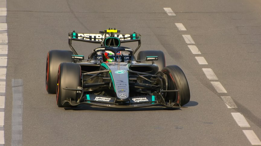 2026 Azerbaijan GP Qualifying: Antonelli out of the session after hitting the wall