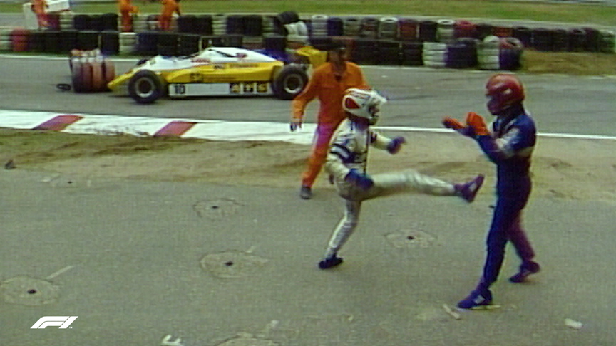 F1 VAULT: Piquet and Salazar's Germany punch up!