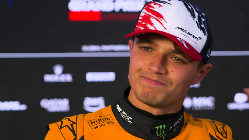 'I got everything out of the car' - Norris happy after 'very, very good lap' for pole in Austin