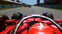 2025 Spanish Grand Prix: Best race start onboards