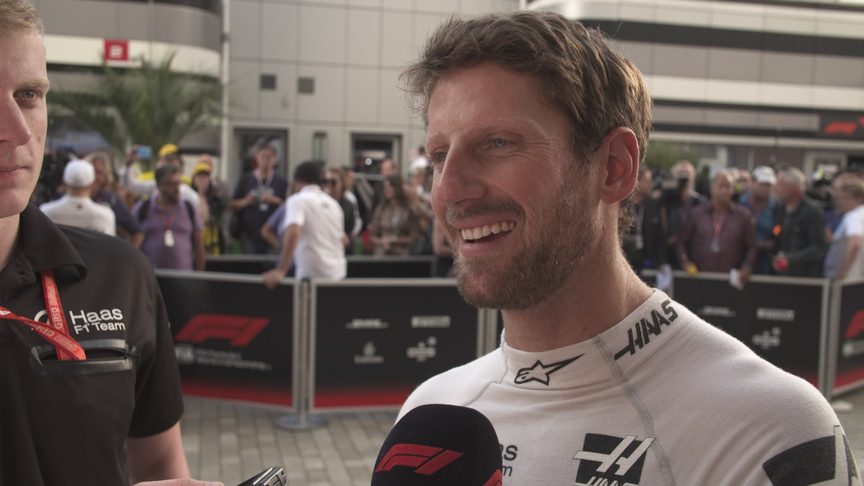 Romain Grosjean: Our race pace has been encouraging