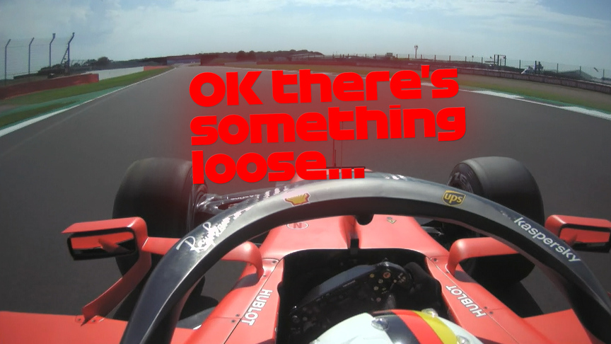 Great Britain FP2: Vettel's rattling cockpit