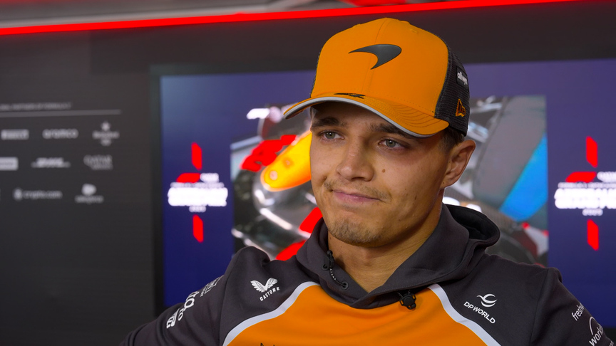 ‘I have to push, right?’ – Norris explains wall contact that ended his FP2 early