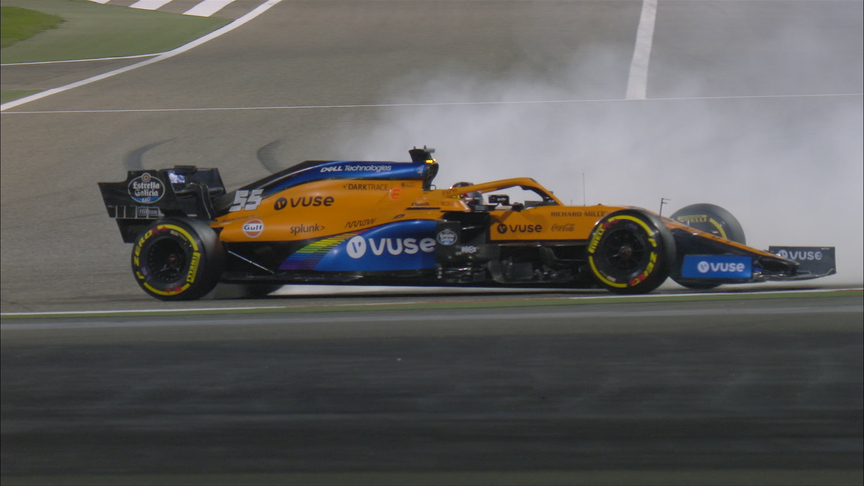 2020 Bahrain Grand Prix Qualifying: Sainz spins after rear brake failure