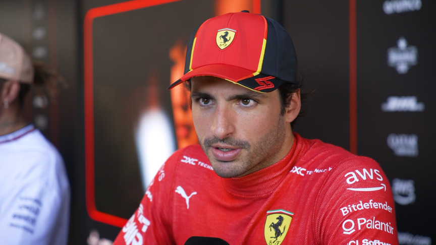 Sainz reveals his Ferrari was suffering from an engine issue in the Saturday Sprint