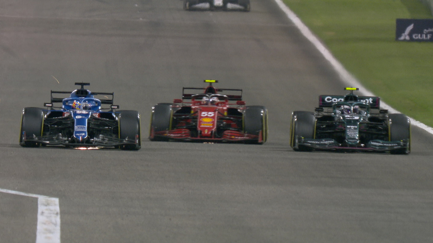 2021 Bahrain Grand Prix: Alonso, Sainz and Vettel battle in Sakhir