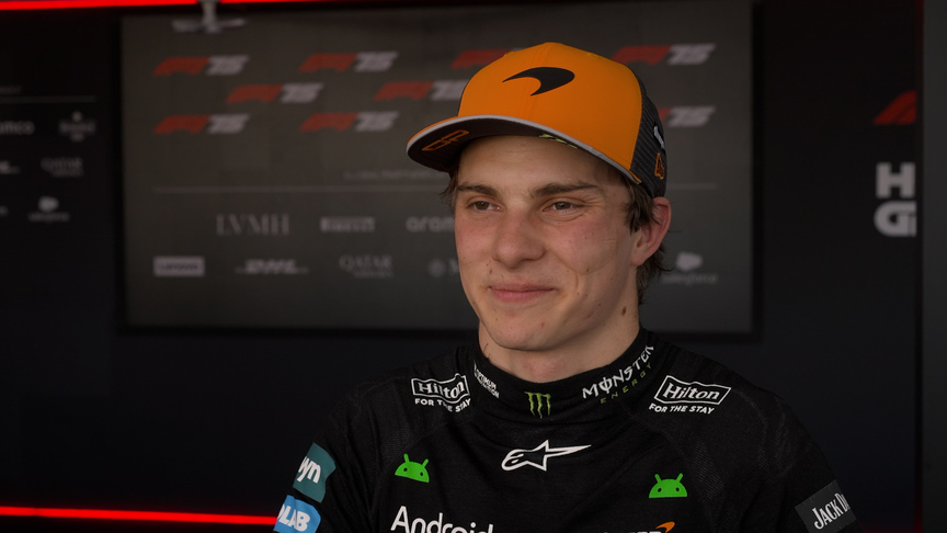Piastri 'happy' with changes to car as McLaren team top times