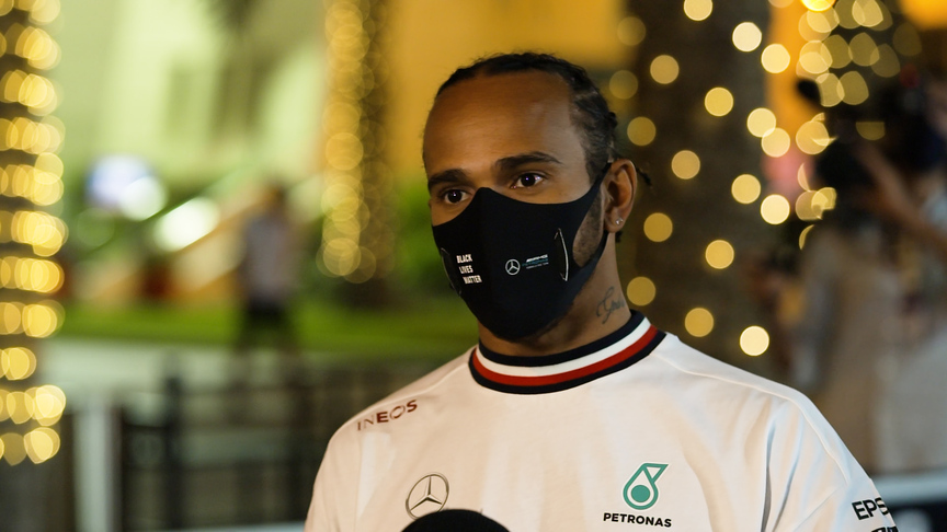 Lewis Hamilton: Hard to celebrate title win with 'much bigger issues out there'