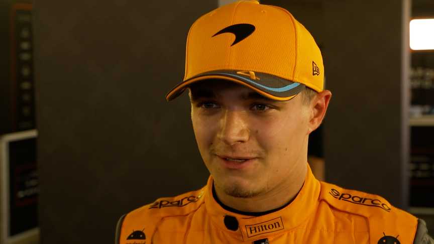 Norris says tyre choice explains his drop down the order in the Saturday Sprint