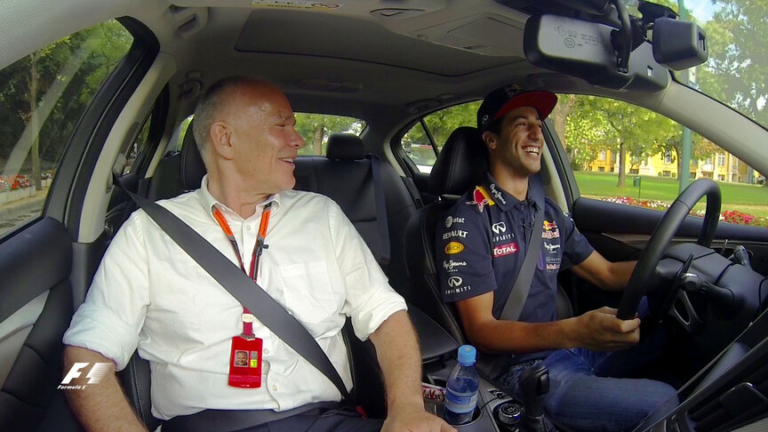 Daniel Ricciardo in the hot seat