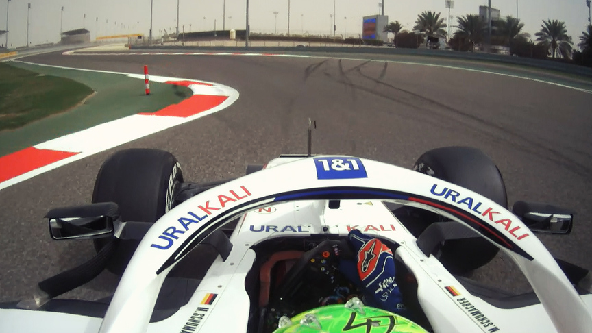 TESTING DAY 1: Mick Schumacher's fastest lap on F1 debut