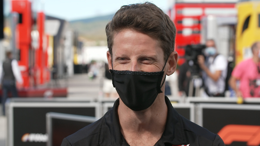Romain Grosjean: 'I thought one of us would be going'