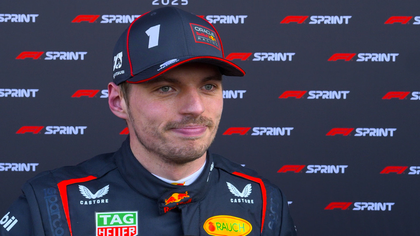 Verstappen 'very happy to be on the front row' for Shanghai Sprint