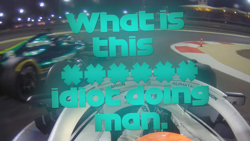 2022 Bahrain GP FP2: Stroll hits Tsunoda's front wing in second practice