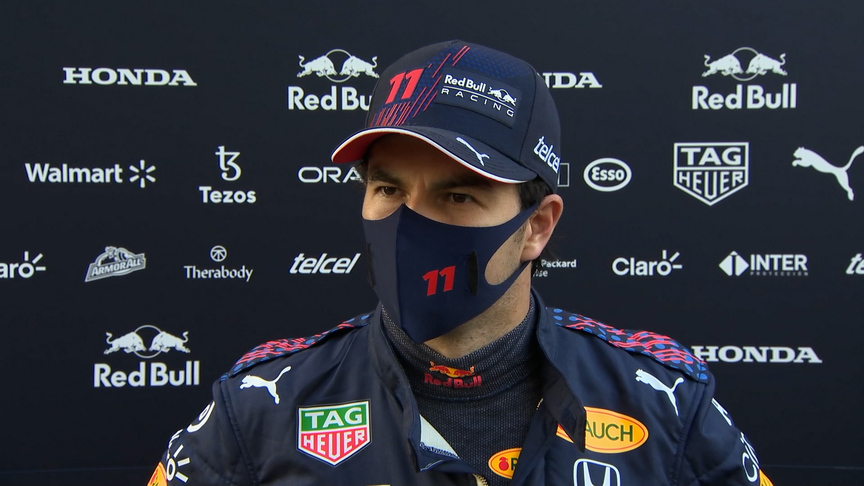 Sergio Pérez 'struggling' in Sector 3 at Sochi Autodrom