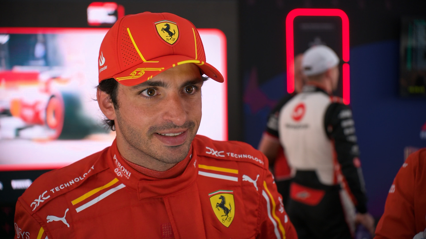 Carlos Sainz talks us through his dramatic spin and save in Q2 in Shanghai