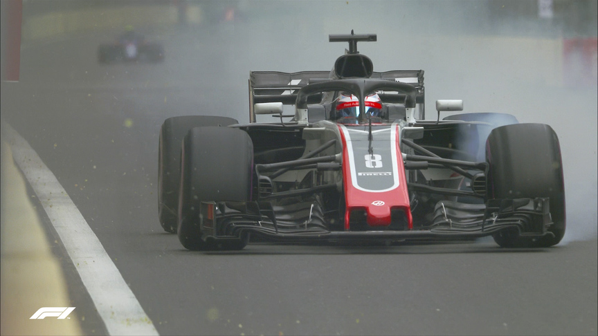 QUALIFYING: Grosjean goes out early with gearbox issue