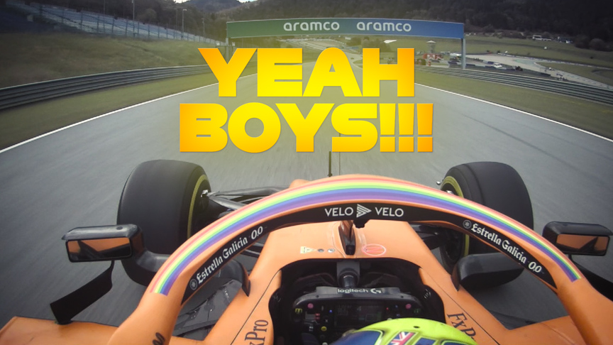 Styrian Grand Prix: Lando Norris's incredible last two laps