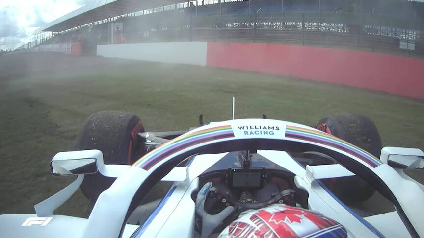 Great Britain Qualifying: Latifi spins out of Q1