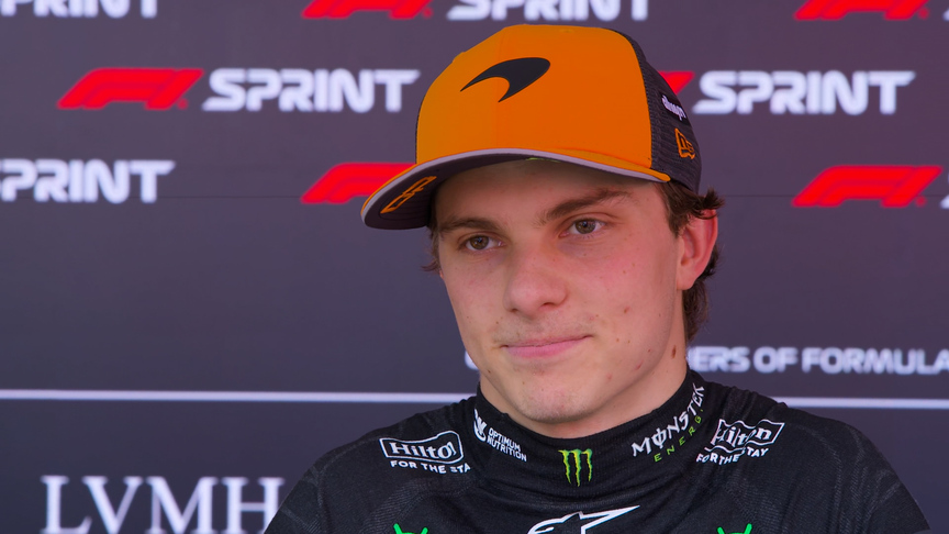 Piastri 'a little bit surprised' McLaren were unable to challenge Verstappen for Sprint victory