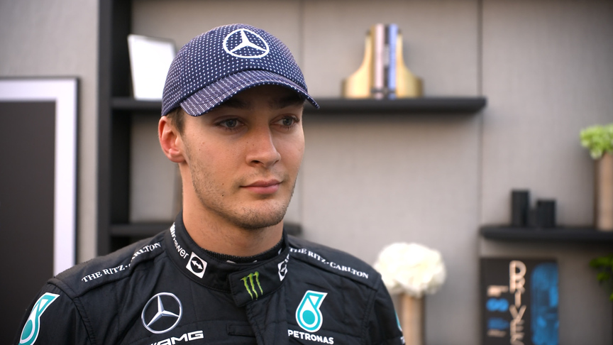 George Russell: 'Nice to end the day top of the timesheets' at Suzuka